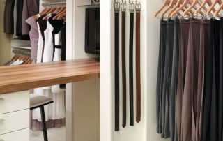 Custom designed home closets