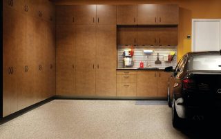 custom designed garage storage